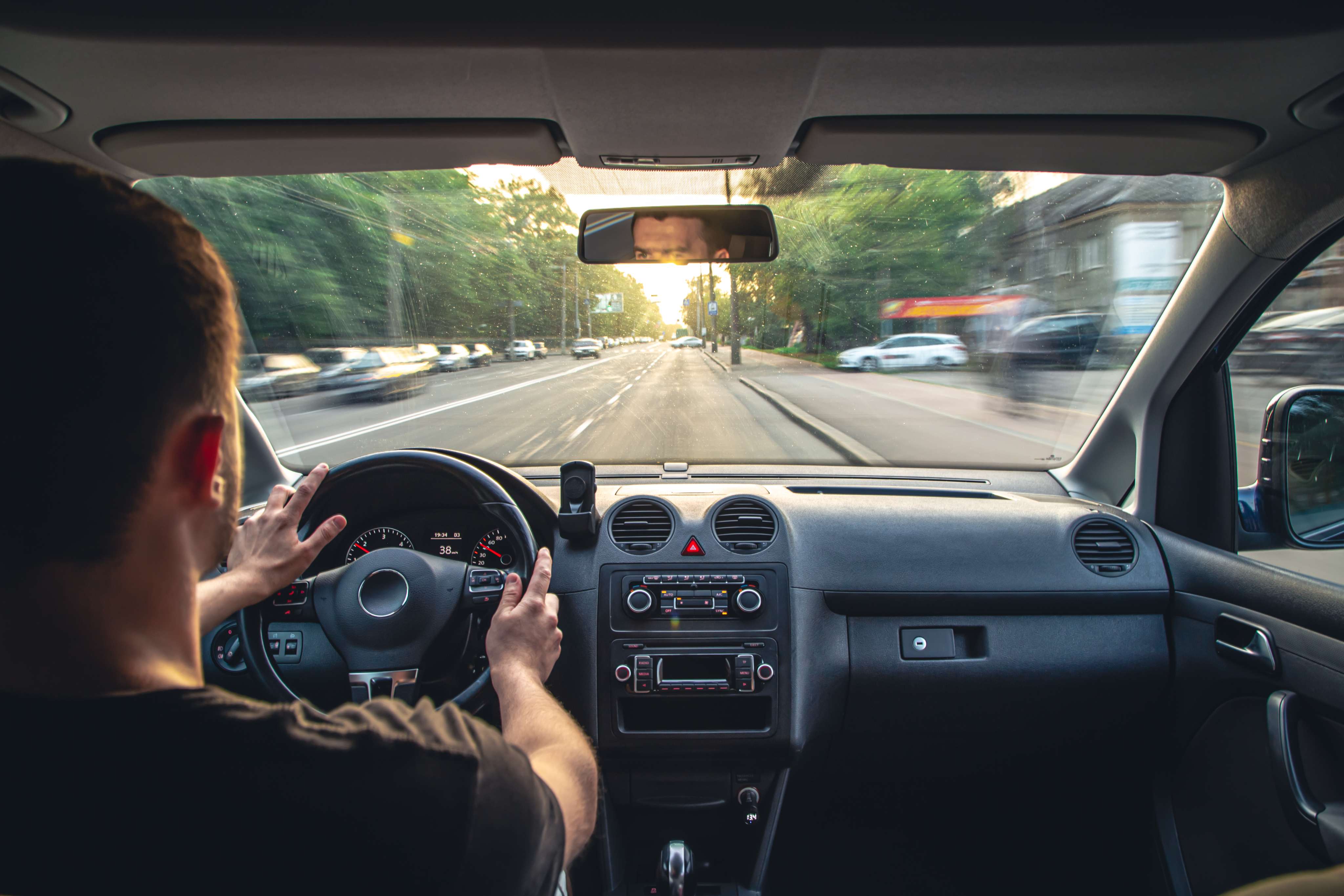 Car interior background